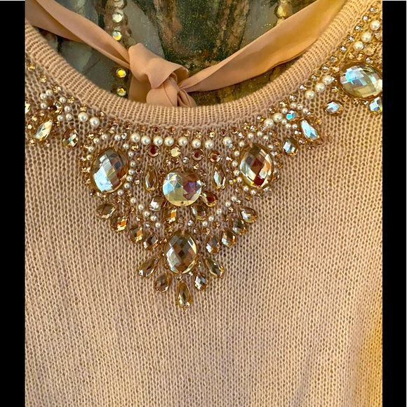 EUC Design History Bejeweled Sweater - Picture 1 of 11